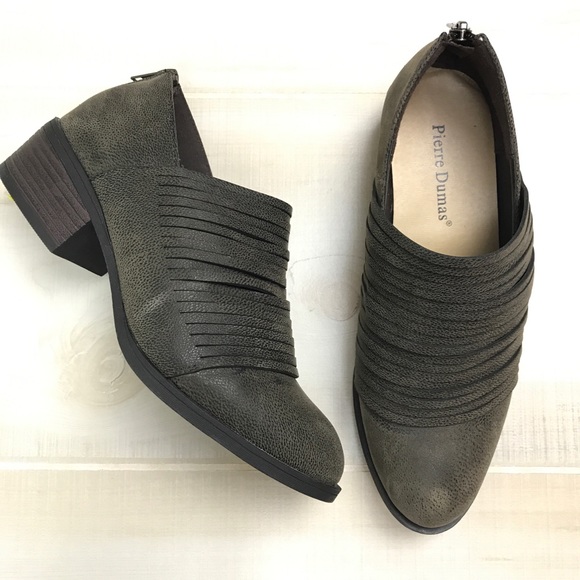 Pierre Dumas Shoes - Pierre Dumas Tabby Shredded Top Booties